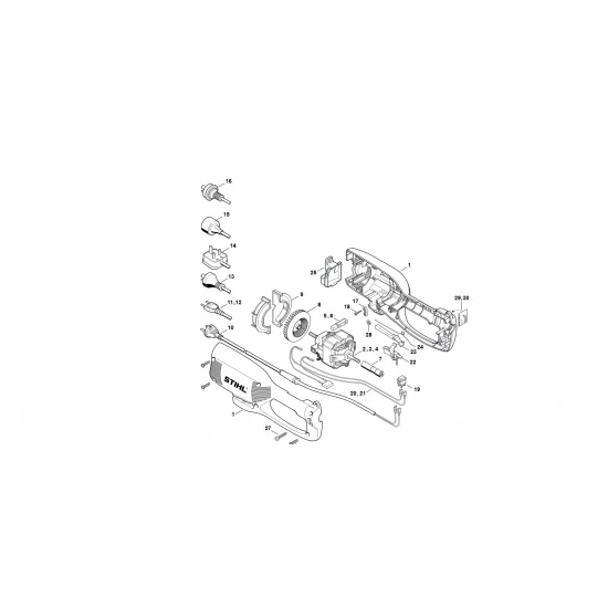 STIHL  Obudowa 4809 790 1409